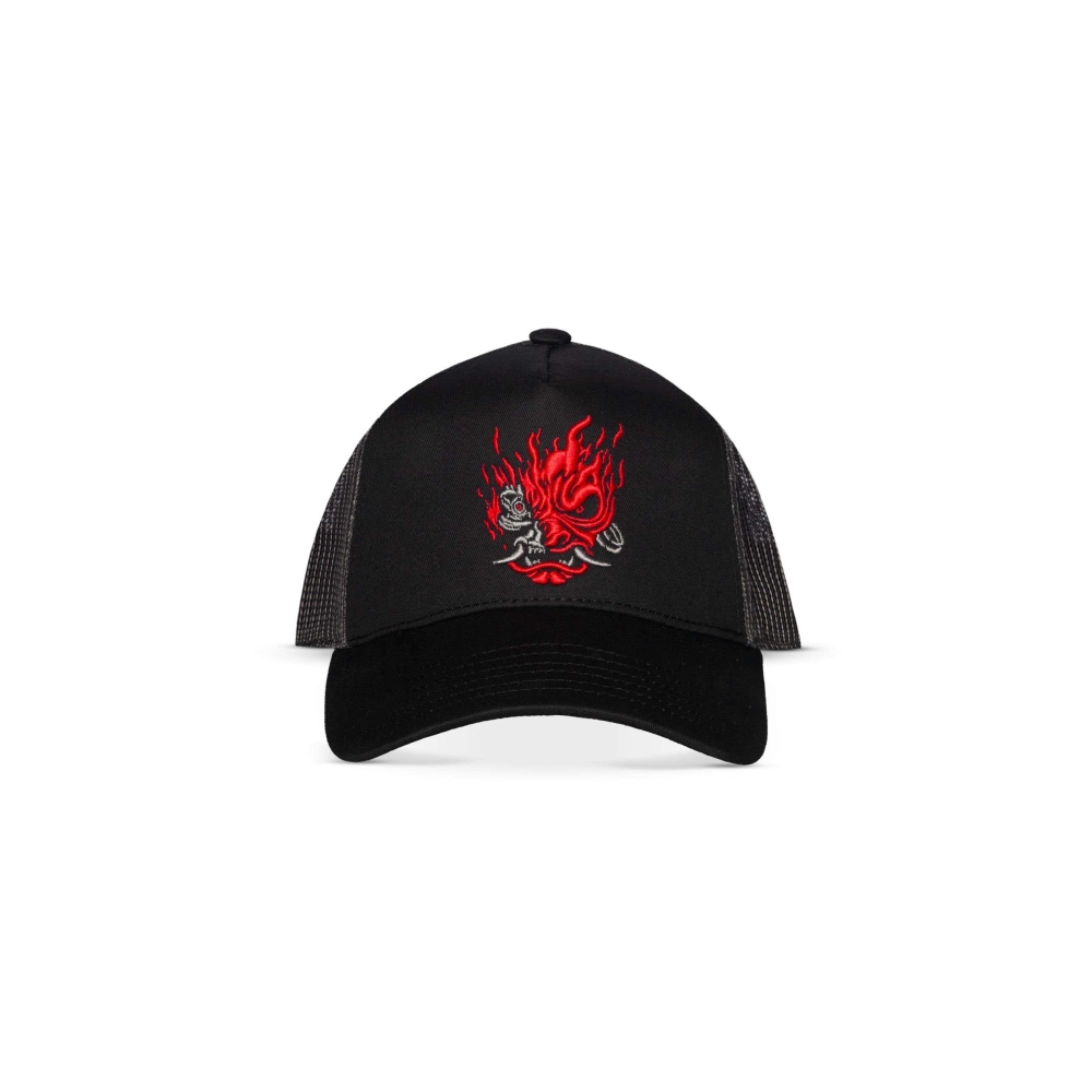 Cyberpunk 2077 - Logo Trucker cap - Black